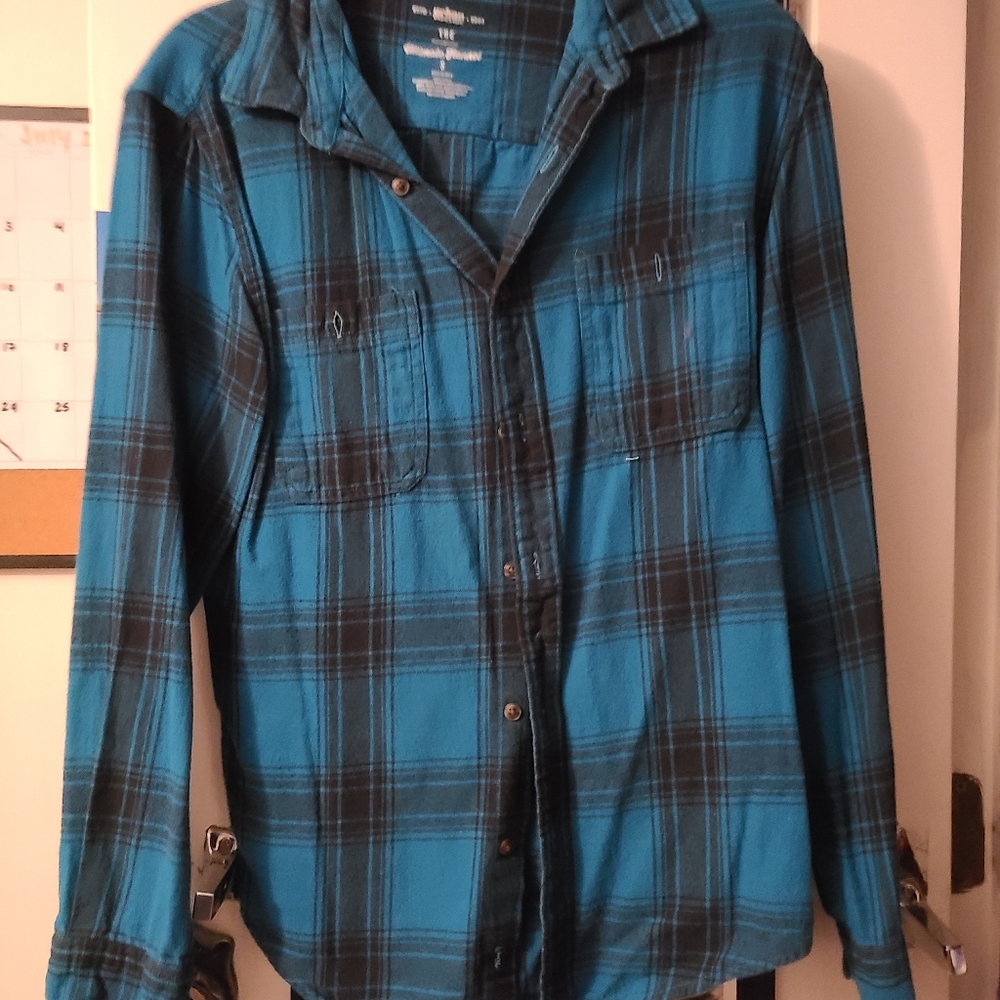 Blue flannel